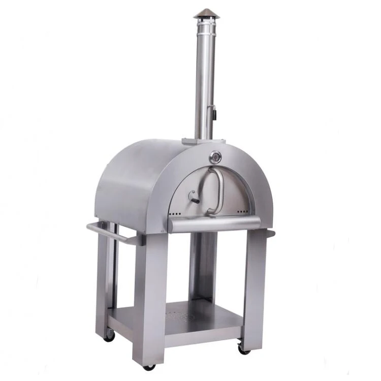 High quality mobile commercial wood fired pizza oven for outdoor