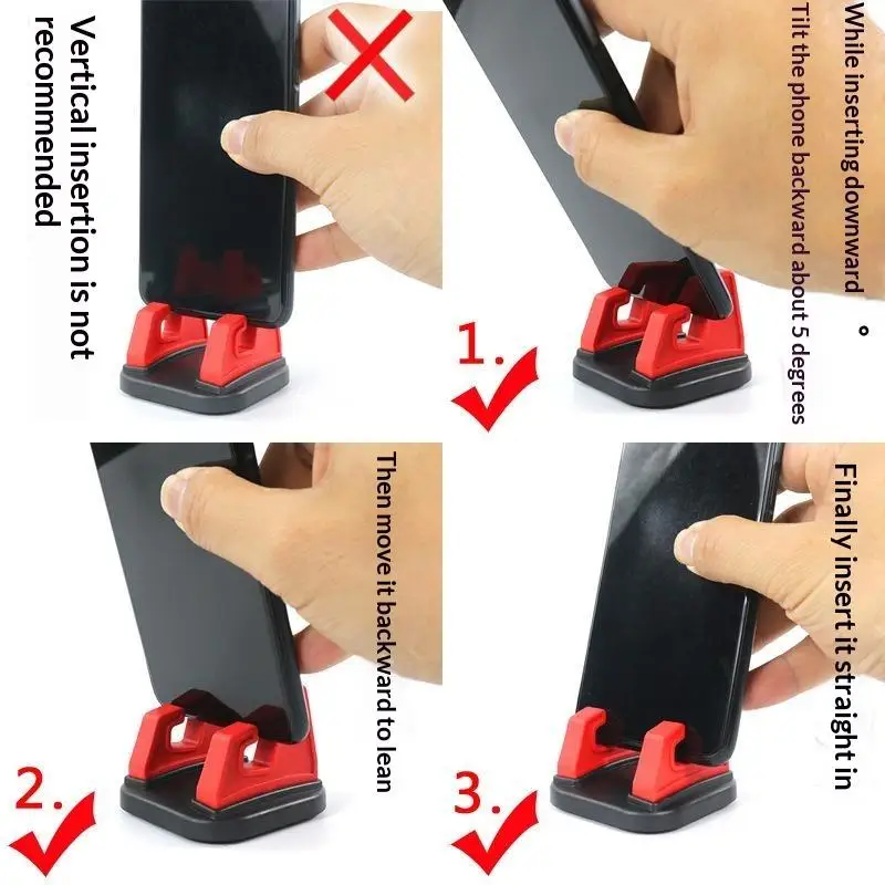 Universal Rotatable Car Phone Holder Anti-Slip Dashboard Phone Mount Non-Slip GPS Holder Stand For All Smartphones