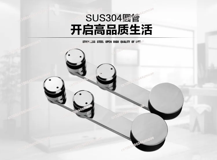 Bathroom Wholesale Stainless Steel Frameless Glass Sliding Door Accessories Hardware for Bathroom Shower Screen