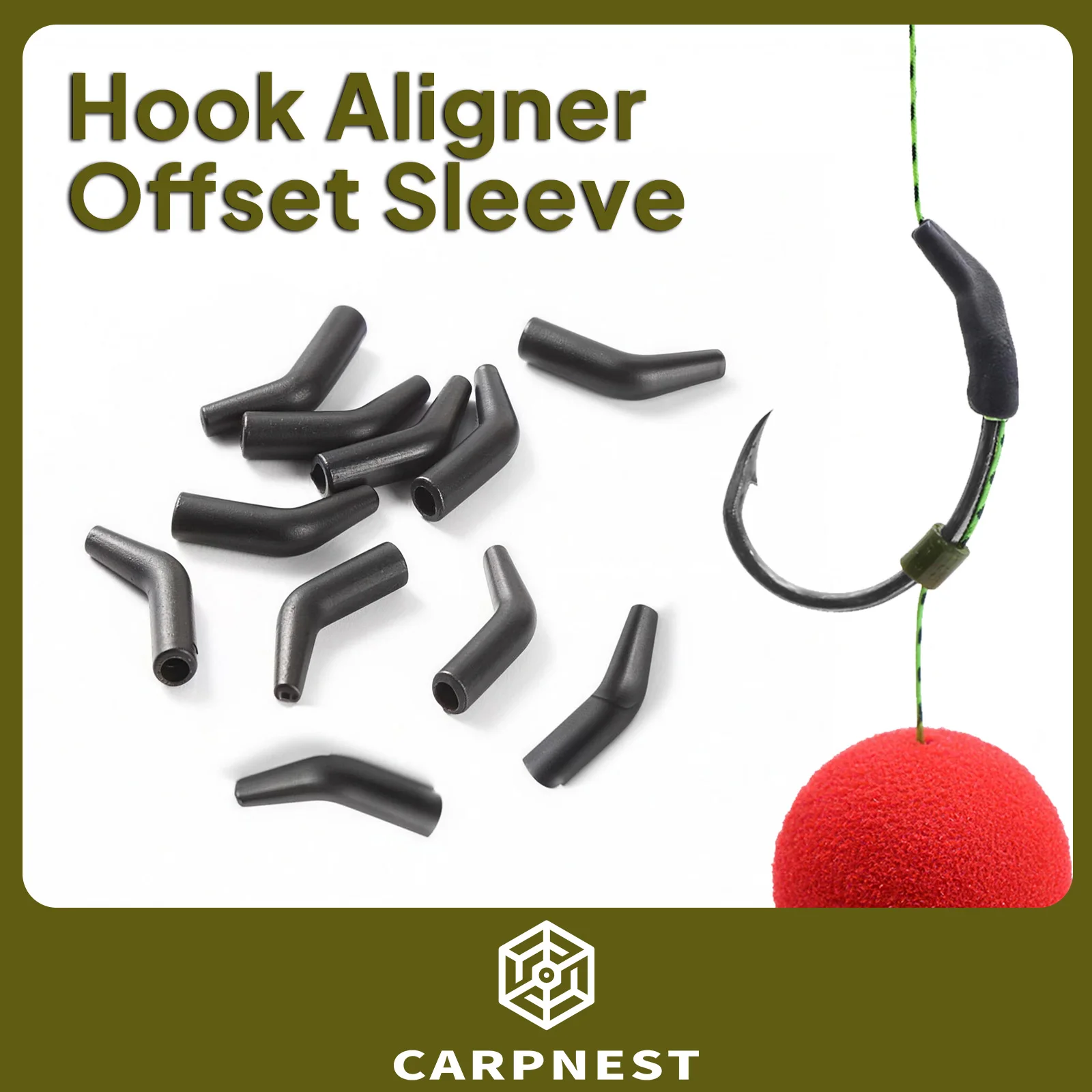 

CARPNEST Carp Fishing Accessories Hook Kickers D Rig Kicker Aligners Hooks Sleeves Rigs All Colors Terminal Tackle
