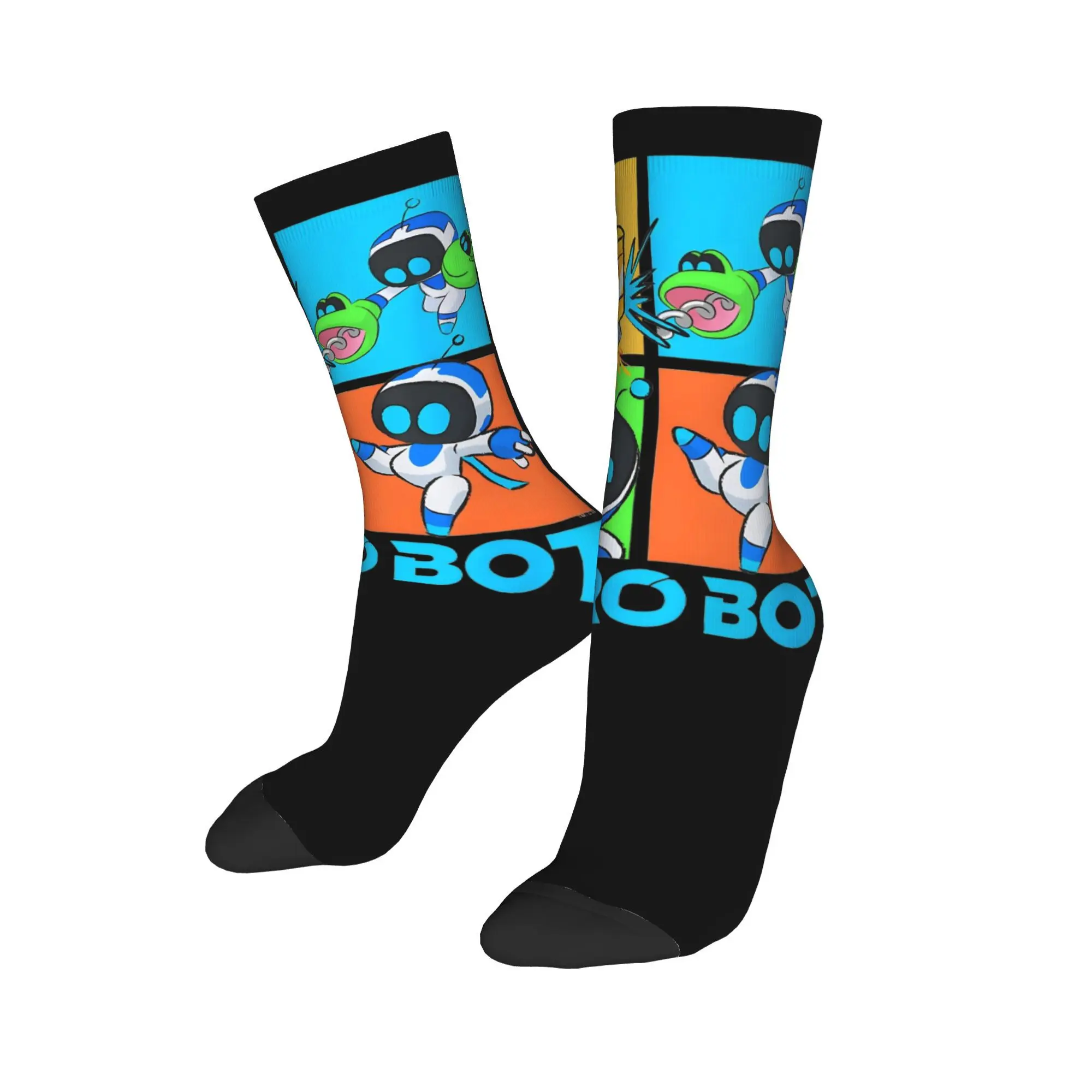 Astrobot Fighting  Socks Accessories For Men Women Video Game Print Socks Cute Stockings