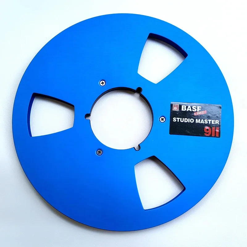 1/4 10.5 بوصة بكرة مفتوحة شريط الصوت فارغة Nab Hub بكرة إلى بكرة مسجلات مع القرص ملحقات ألومنيوم جديدة