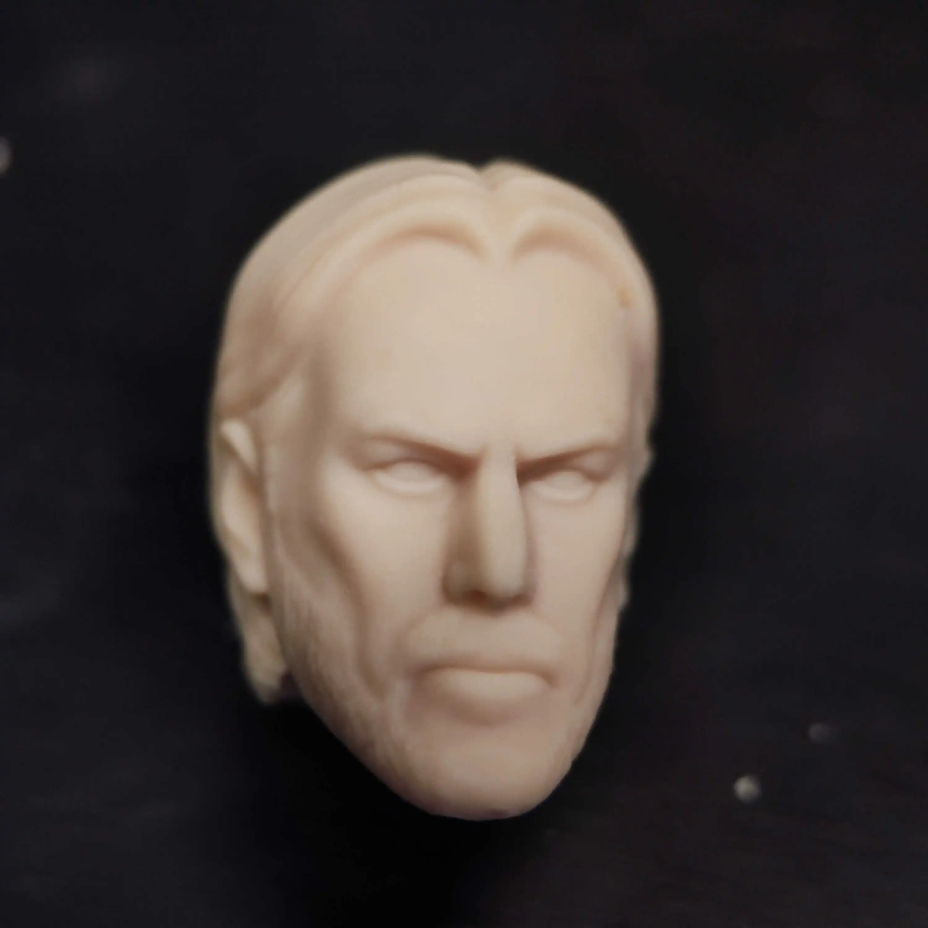 HL1905 DIY Customized 1/18 1/12 1/10 Scale Unpainted Head Sculpt for 3.75