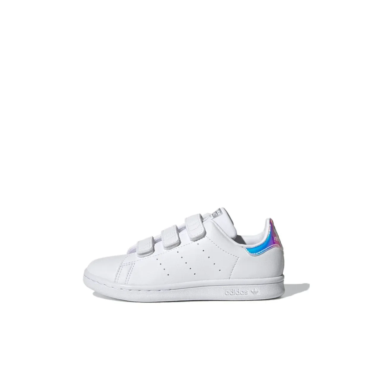 Adidas Originals STAN SMITH Athleisure Дышащие низкие кроссовки на липучке для маленьких детей Обувь для скейтбординга