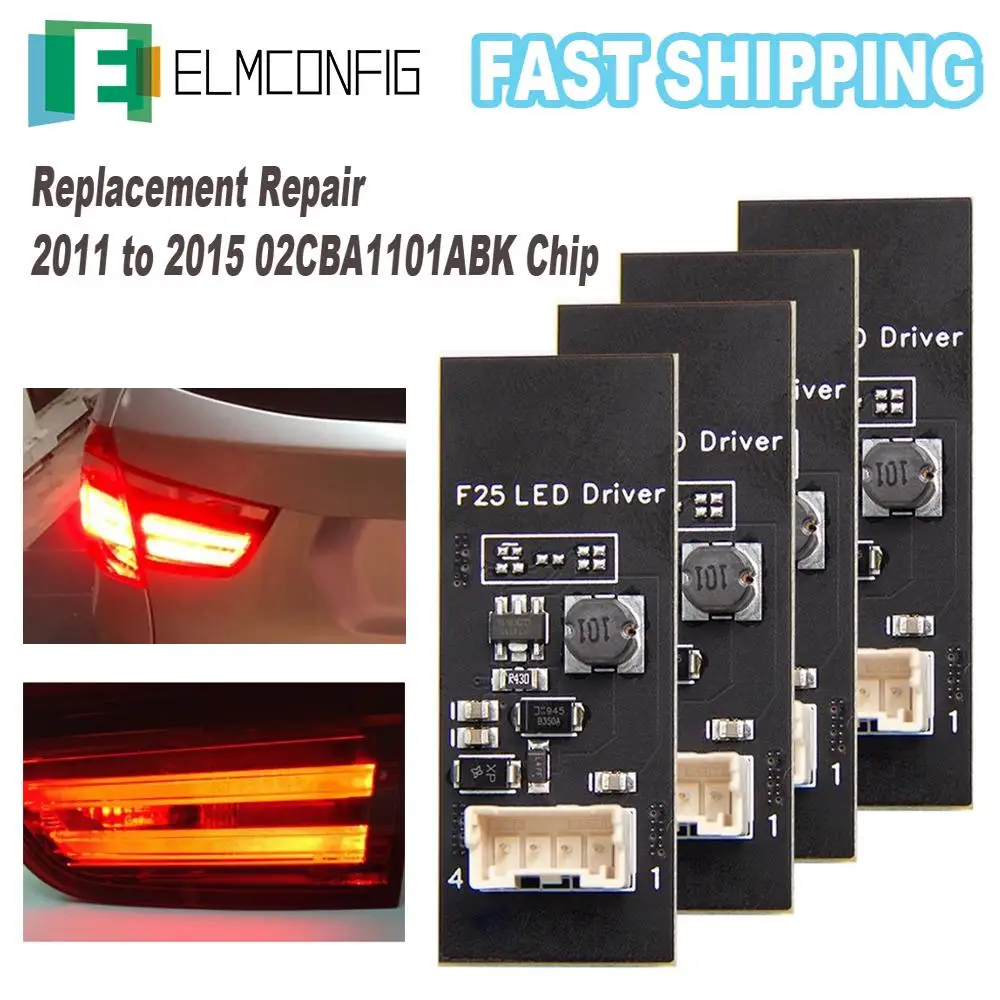 

1pcs Rear Driver for BMW X3 F25 Rear Light 12V LED driver VALEO Replacement Repair 2011 to 2015 02CBA1101ABK Chip