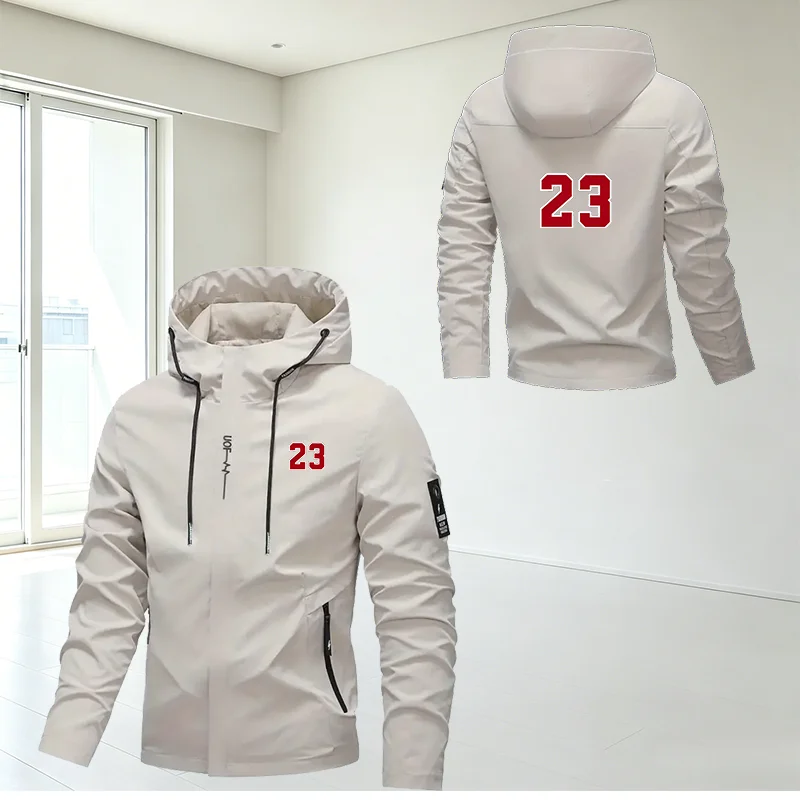 Men's 2026 hot selling outdoor waterproof fashionable jacket comfortable and lightweight cycling jacket hooded hiking jacket