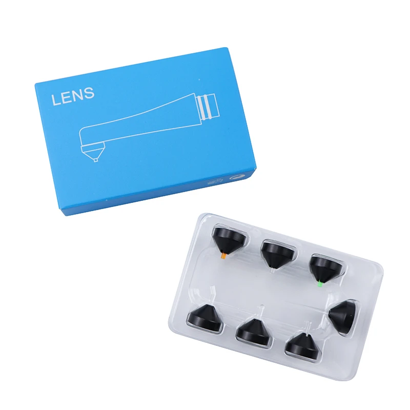 2Boxes Dental Magnetic Spot Curing Lens Lens Curing Head Curing Lamp Dental Laboratory Accessories 7 Pcs/Box