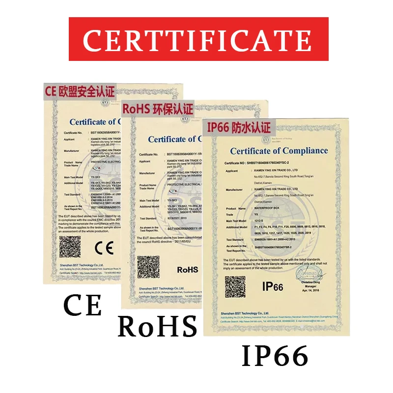 صندوق مقاوم للماء خارجي من النوع AD، بأبعاد 300*300*170 مم، تصنيف مقاوم للماء IP67 #5