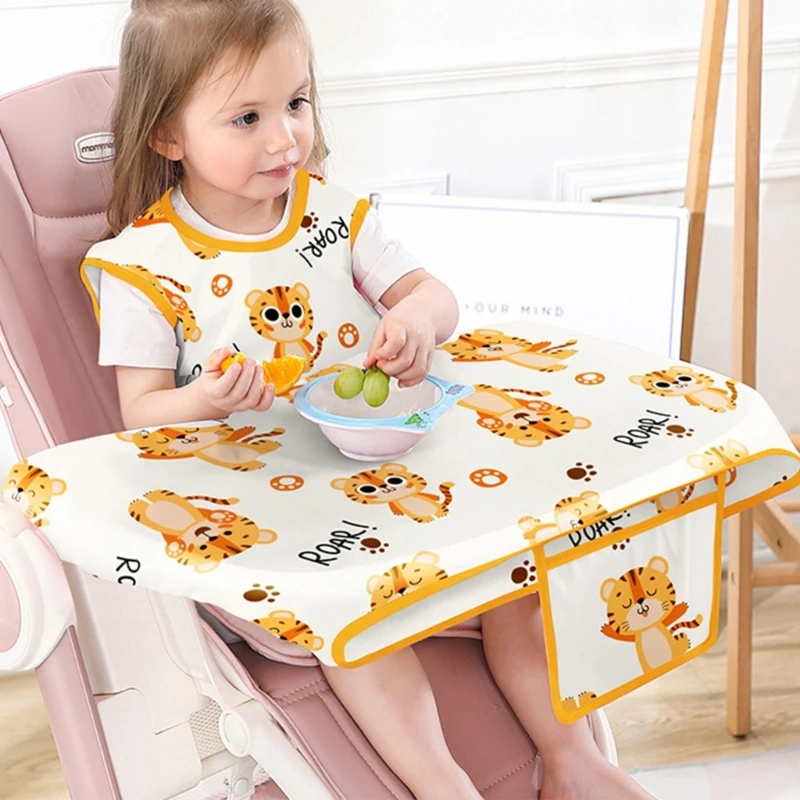 Baby Feeding Towel Boy Girl Eating Doodling Towel Highchair Towel Self Feeding Supply