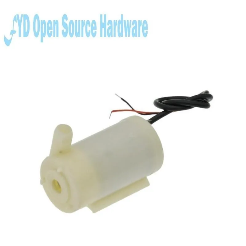 1pcs DC 3v 6v Mini Micro Submersible Water Pump Low Noise Motor pump 120L/H 1.1M