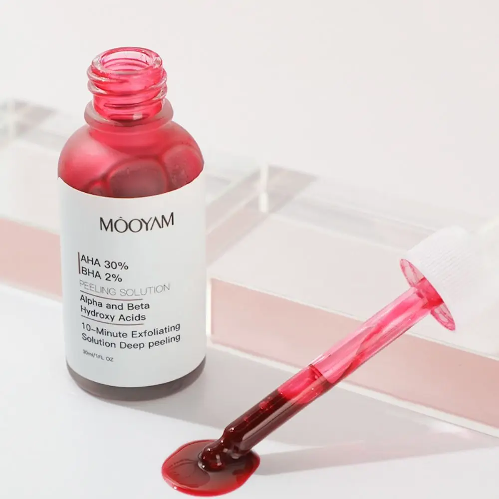 Skin Care AHA Hydroxy Acid Facial Essence Moisture Replenishment Firming Whitening Serum Mild 30ml Brightening Essence