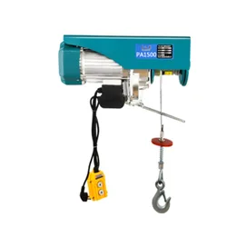 Micro electric hoist 220V household small crane 1 ton lifting crane winch