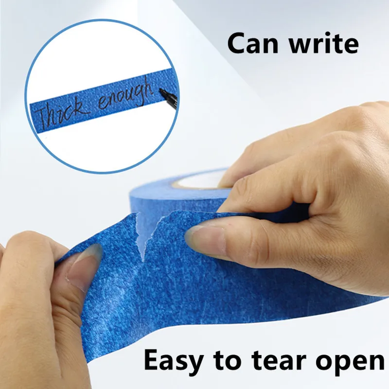 20M/Roll Paint Tape Multi-Surface Masking Easy Removal Paint Tape Security Wall Painting Crafts Art Construction Home