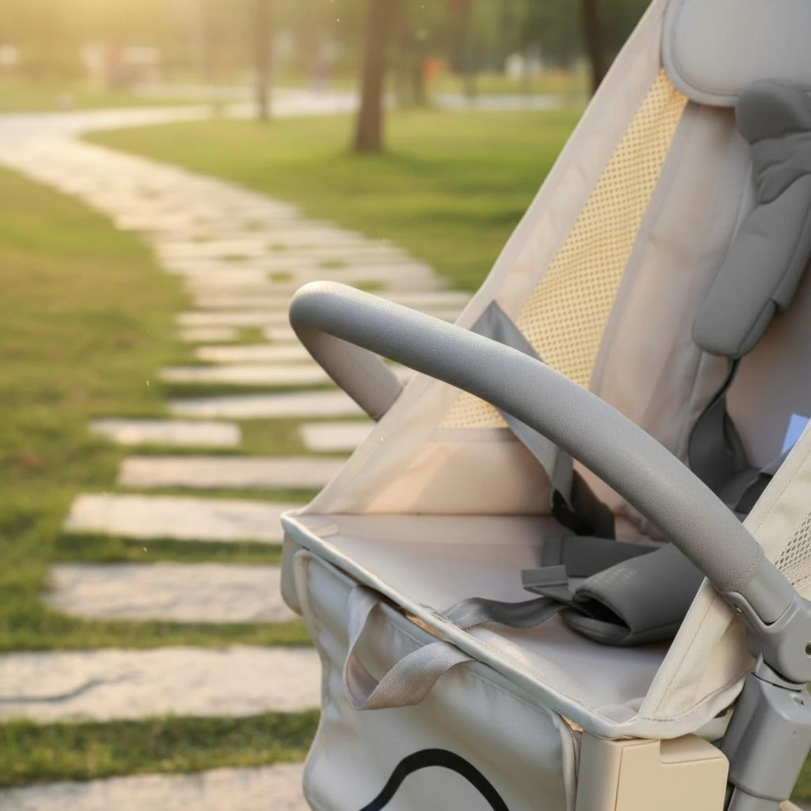 Baby Stroller Bumper Bar Anti-Drop Design Stroller Safety Bar Soft Protection Easy to Install for Toddlers