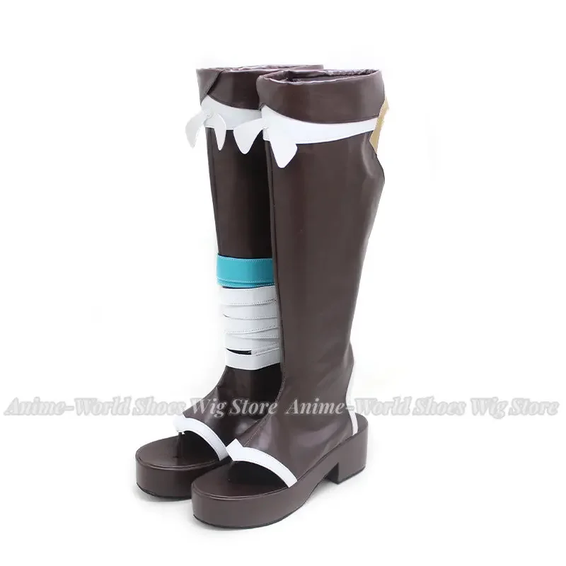 Anime Game Genshin Impact Gorou Cosplay Vrouwen Schoenen Laarzen Rekwisieten Halloween Party Accessoires Maatwerk Goedkoop