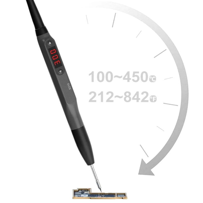 Portable Soldering Iron With Adjustable Temperature Control And Rapid Heating For DIY Enthusiasts And Technicians 601C