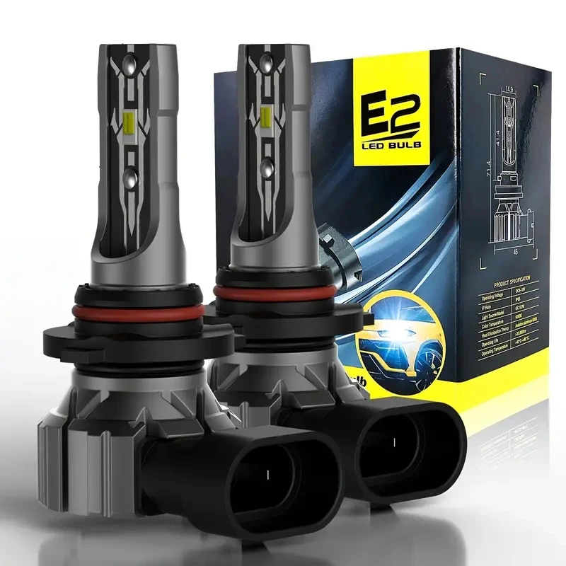 

2pcs HB3 9005 P20d HB4 9006 P22d H10 9145 PY20d Led Headlight Canbus No Error Car Diode Bulb White Moto Fog Lamp Powerful Light