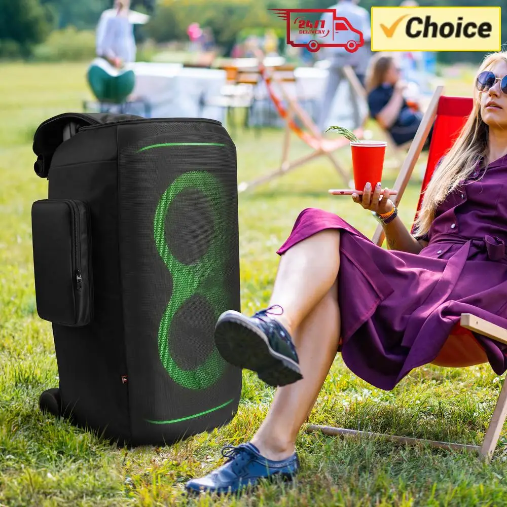 

Чехол для переноски колонки JBL PartyBox 520 с карманом для хранения, пылезащитный чехол для колонки, сетчатый защитный чехол от царапин для колонки