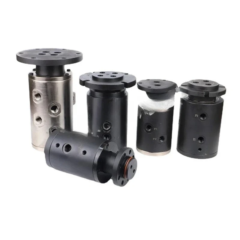 Multi-channel hydraulic rotary joint machine steel grabber 2/4/6/8-channel stainless steel central rotary joint