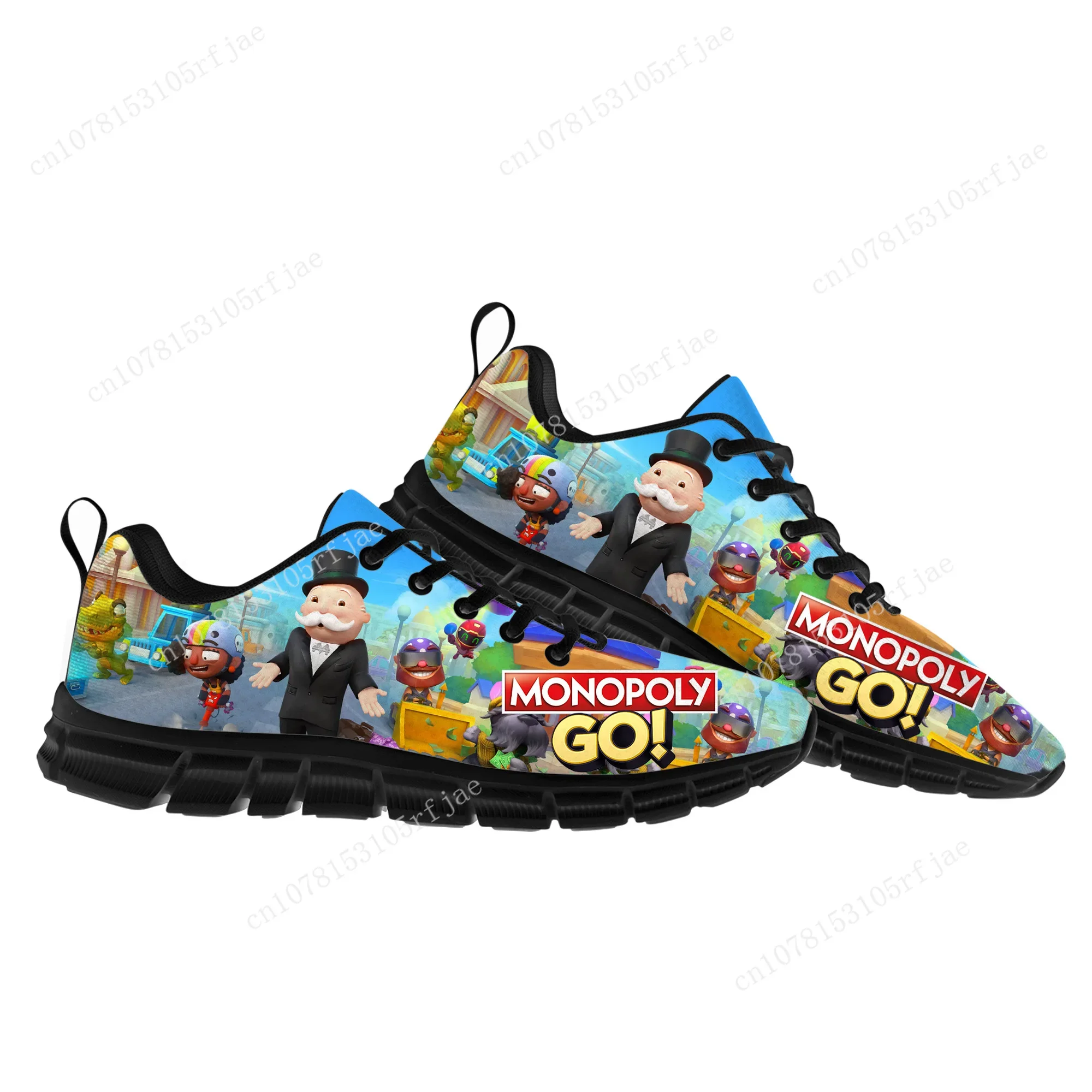 

Monopoly Go Sports Shoes Hot Cartoon Game Mens Womens Teenager Sneakers Fashion High Quality Sneaker Custom Built Shoes