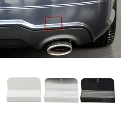 For Mercedes W204 Black Car Rear Tow Cover Bumper Tow Eye Cap Cover For Benz C200 C250 C300 C63 AMG 2048856223 2011-2014