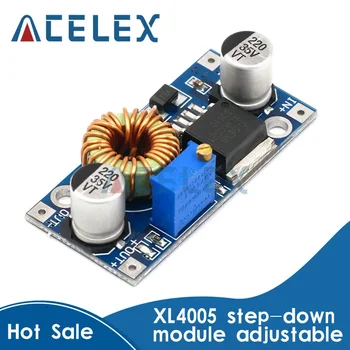 XL4005 DSN5000 מעבר LM2596 DC-DC מתכוונן צעד למטה 5A 75W אספקת חשמל מודול גדול הנוכחי גדול כוח