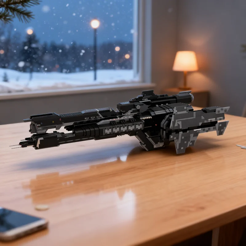 

7358pcs MOC HALO UNSC FRIGATE BIG Creator Expert Model Building Blocks Construction Christmas Gifts Toy Creative DIY Idea Kids