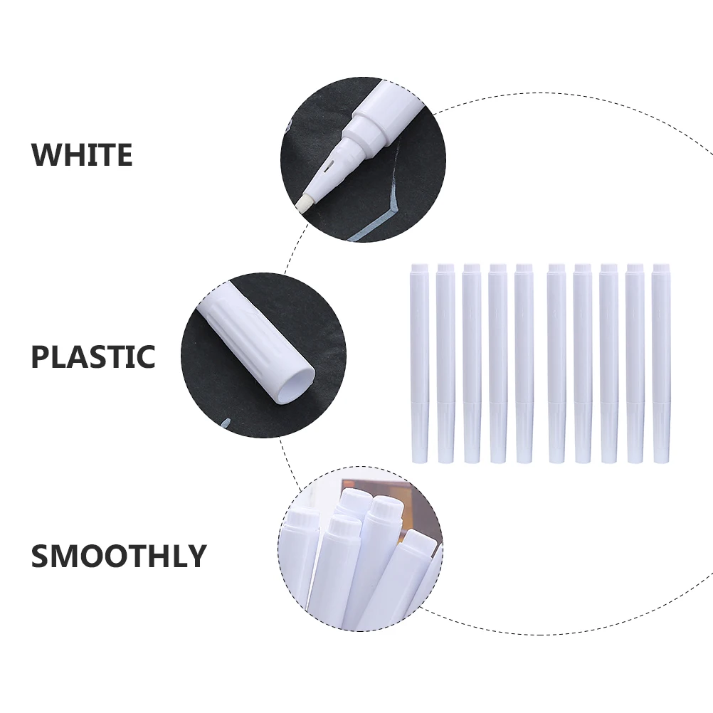 

20 Pcs Liquid Chalk Bistro Markers White Pen Board for Chalkboard Office Supplies Erasable Pens Plastic