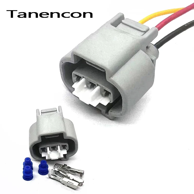

1 Set 3 Pin Automobile Speed Sensor Plug 2.2mm Female Waterproof Cable Connectors Wire Harness Socket for Toyota Hilux Surf KZN