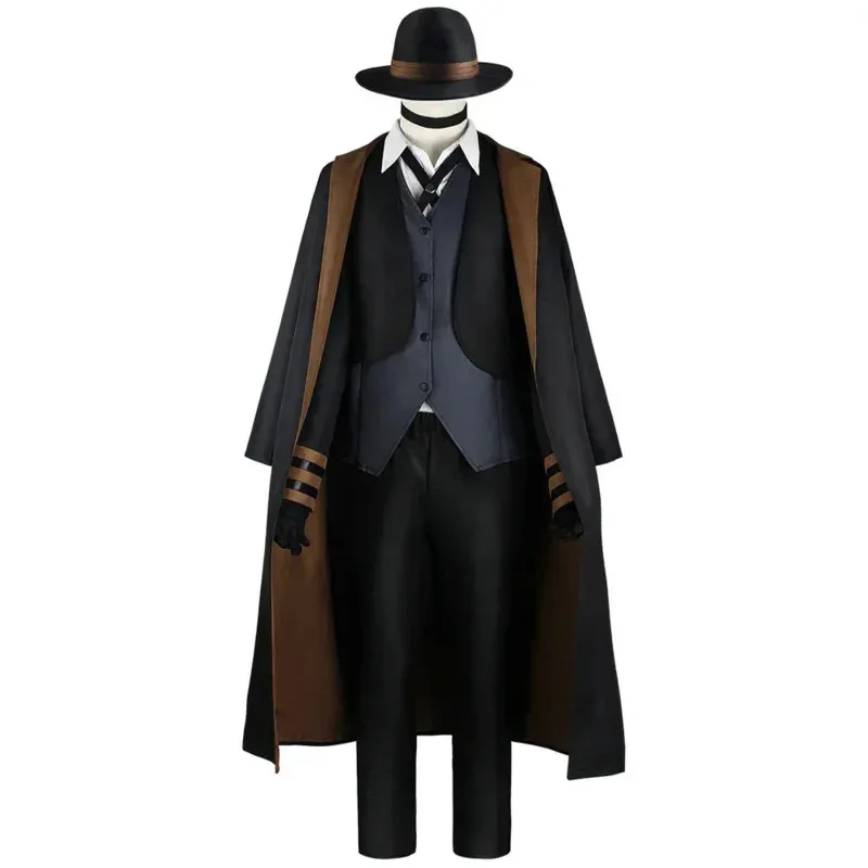 Bungo Stray Dogs Cosplay Nakahara Chuuya Halloween Costume Anime Clothes Adult Costume Fantasias Deguisement Garcons Hombre