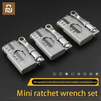 XIAOMI Multifunktionaler Mini-Ratschenschlüssel, Schraubendreher-Bit-Set, speziell geformter Lotted-Phillips-Schraubendreher, DIY-Heimhandwerkzeug