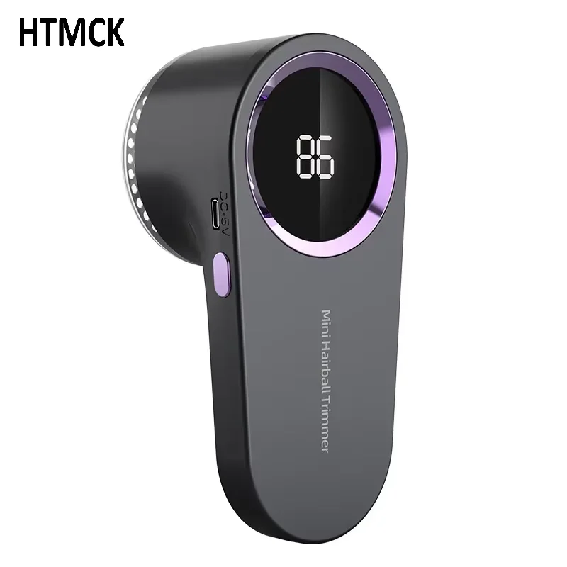 LED display Electric Fabric Shaver USB Rechargeable Clothes Lint Remover Portable Sweater Fuzz Pellet Trimmer for Home Use