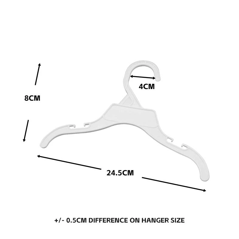 20 pcs High Quality Plastic Pants Hanger for Children Clothing Infant Boy\'s Trousers Clips Hanger Loops Baby Clothing Set Hanger