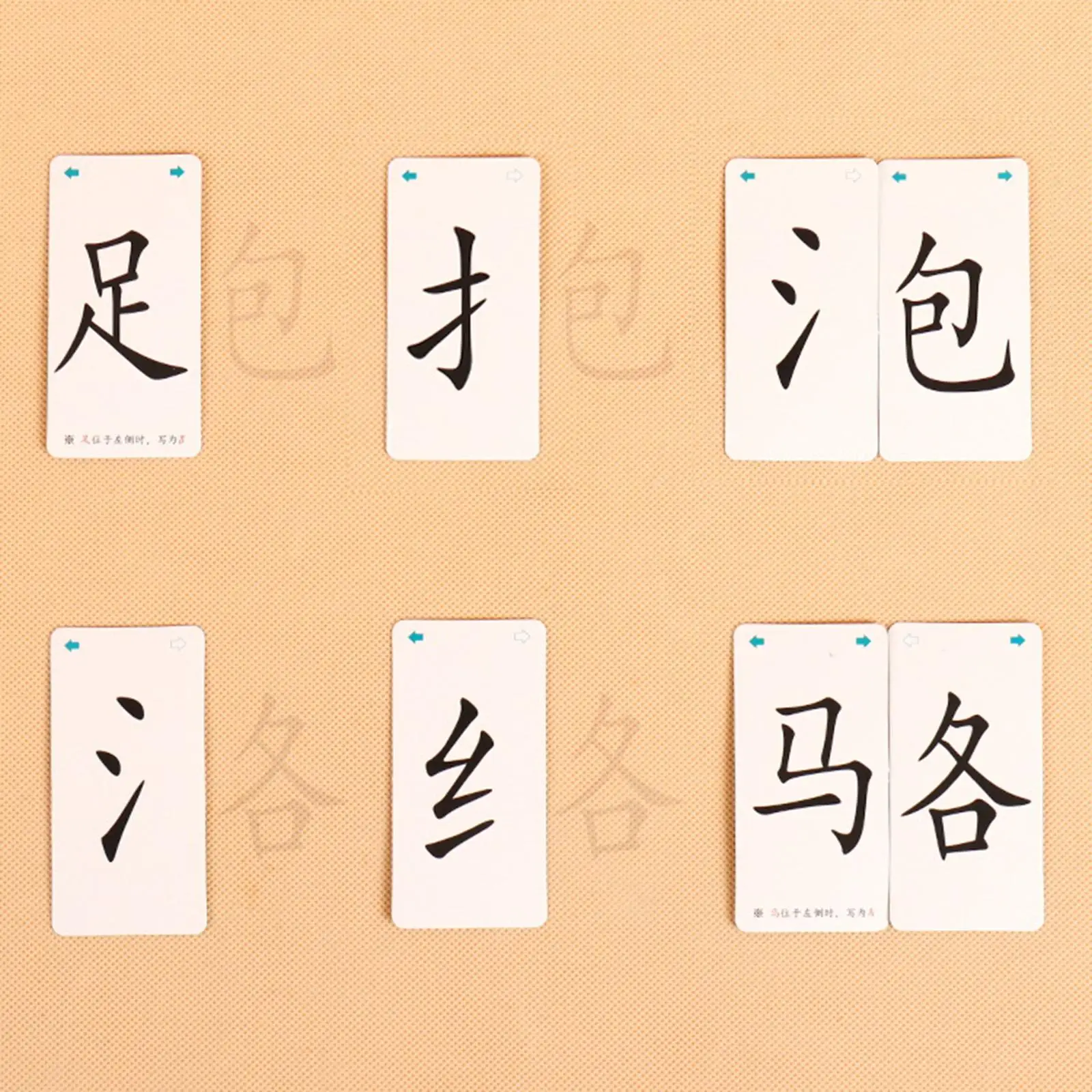 Chinese Learning Beginners Sight Word Flash Cards Double Sided Waterproof for Kids Mandarin Pinyin Study
