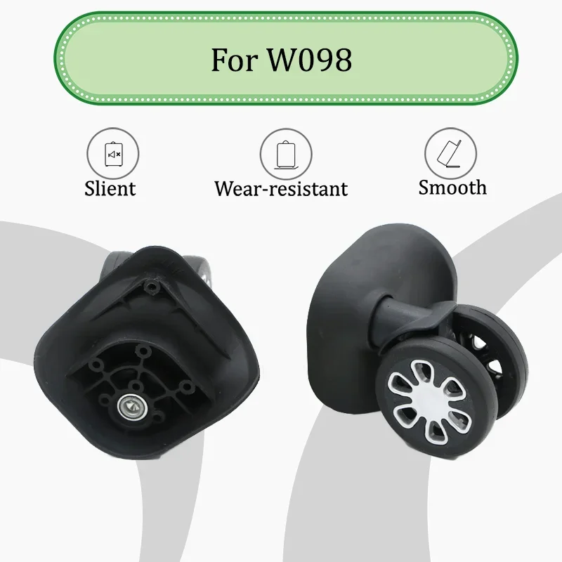 

For W098 Luggage Replacement Wheels 360° Swivel TPE Luggage Wheels—Heat-Resistant & Slip-Resistant For Checked Baggage