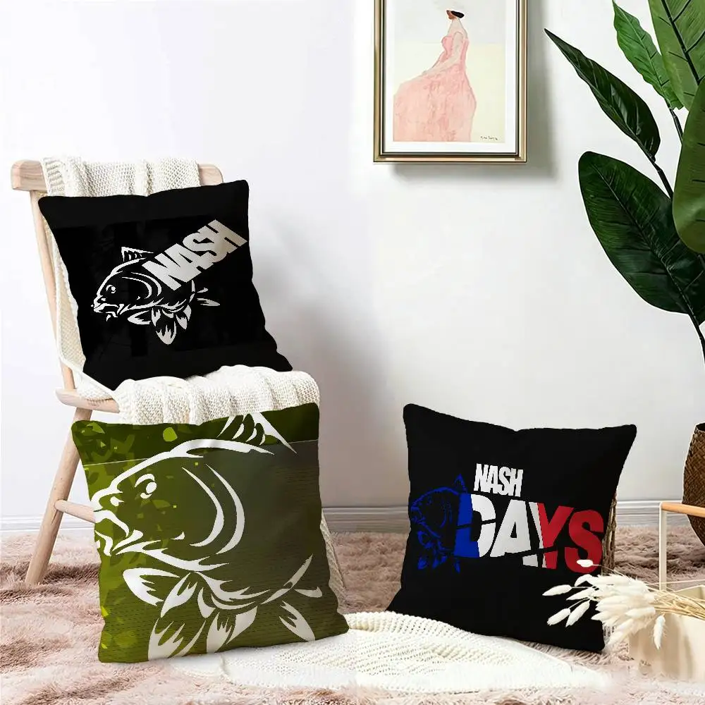 Nash Fishing Logo Cushion Cover Decorative Pillow Sofa Home Decor case pillow cases