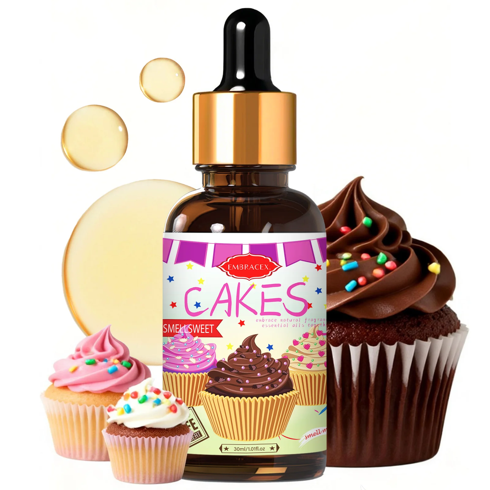 

30 мл эфирное масло с ароматом торта, парфюмерное масло для ухода за кожей, массажное масло для диффузоров, изготовления свечей, подарок для друзей, сладкий аромат, ароматерапия