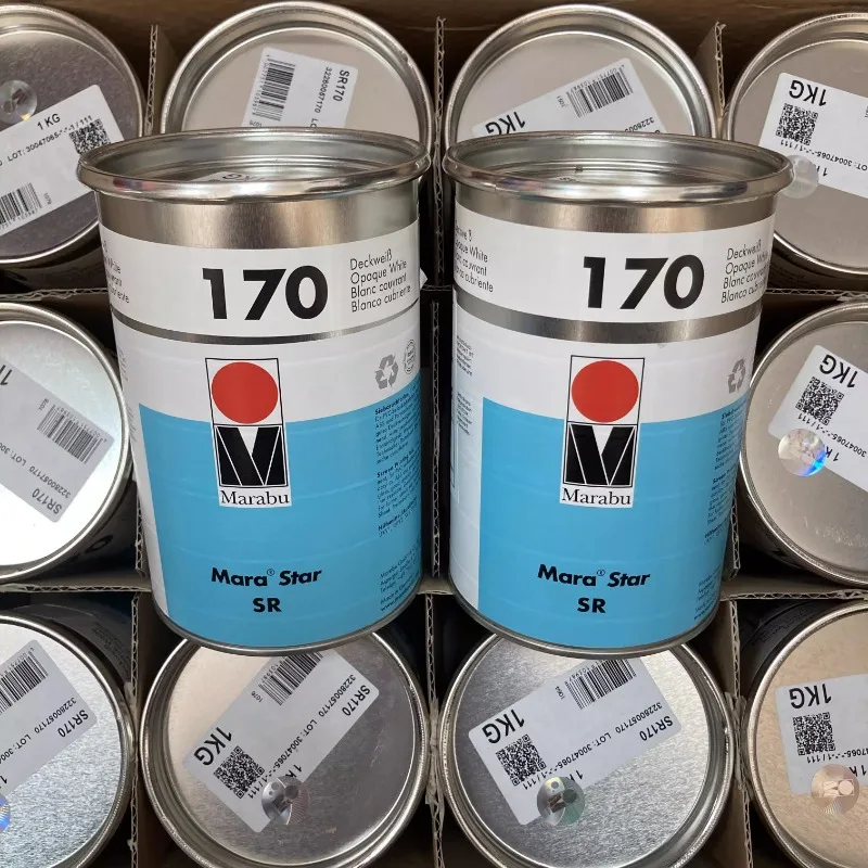 Marabu Genuine German Marabu Ink SR070 White SR073 Black High-end Screen Printing Ink