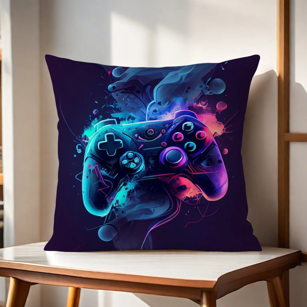 Colorful Keyboard Gamepad  cover Sofa living Printing Decoration Room Home Office Coffee Shop Car Nordic Simplicity Cove