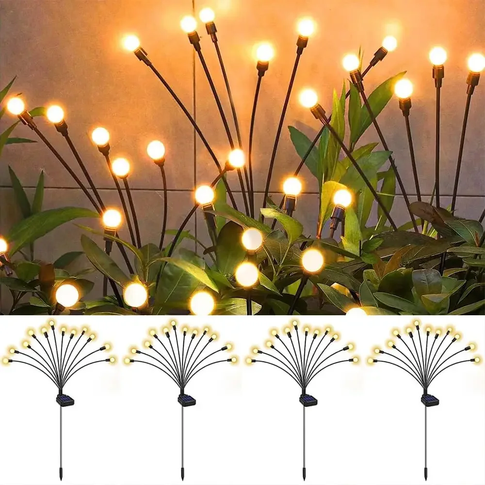 

Outdoor Waterproof Solar Power Firefly Swaying Lawn Light Garden Landscape Lamps