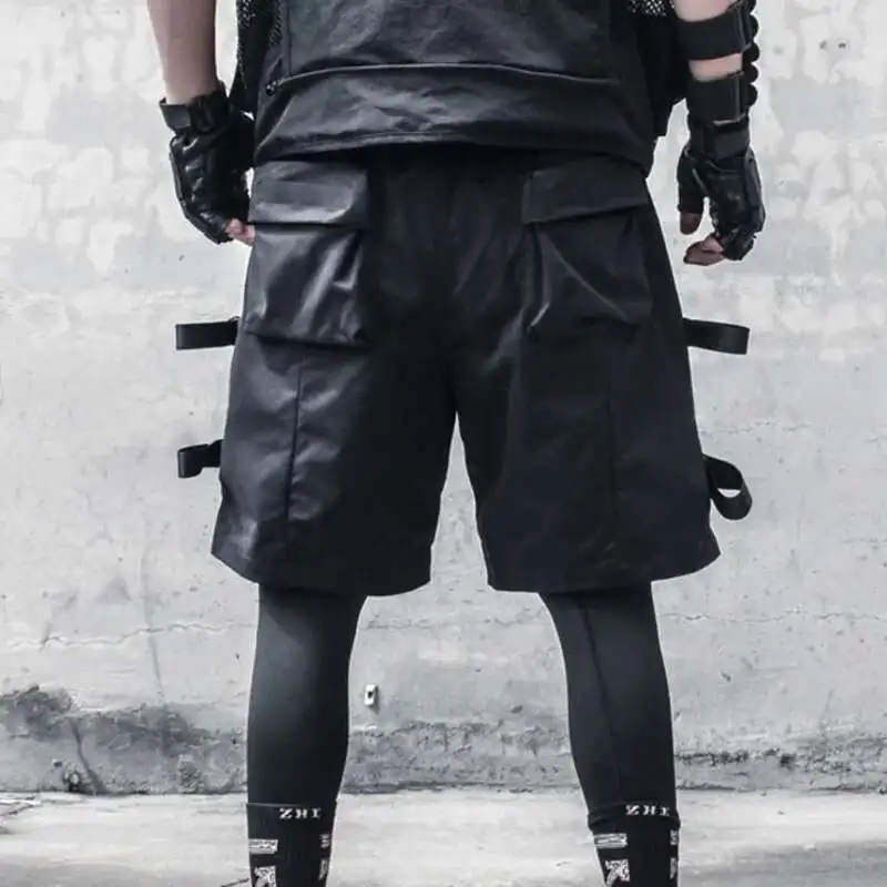 HKSH Summer New Trend Brand Dark Heavy Industry Tactical Large Pocket Design Casual Loose Strap Shorts Men's Tide Capris  HK1637