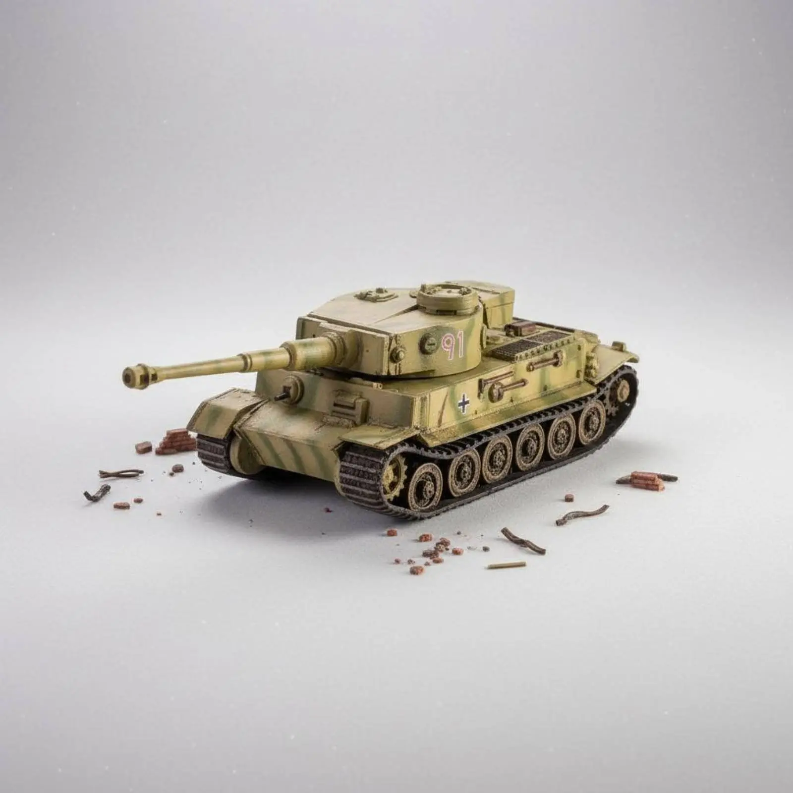 

1/144 Scale Armored Vehicle Model Highly Detailed WW2 Armored Vehicle Static Model Collectible Figurine Special Edition