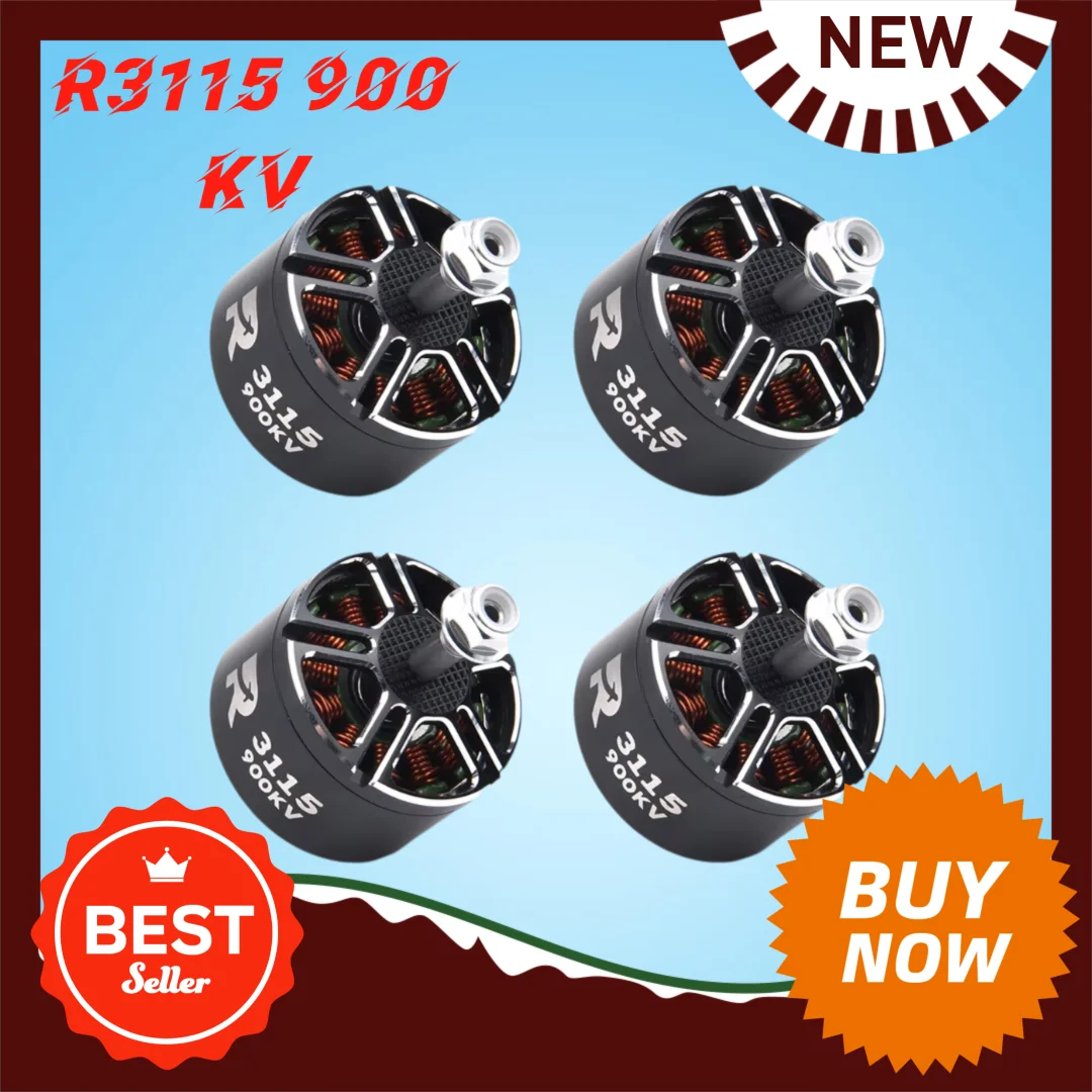 

R3115 900KV Brushless Motor 3-6S for FPV Drone - X-Class Long Range Freestyle (9"/10" Props) | Compatible with Mark4/APEX/XL10 F