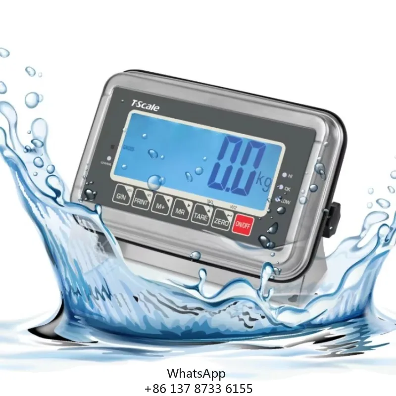 Weighing T-Scale BWS Electronic Indicator Alarm Light LED Controller Waterproof Bench Scale Display Floor Scale Indicator