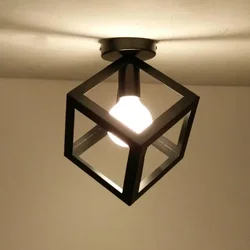 Iron Aisle Lights Corridor Balcony Ceiling Lights LED Nordic Style Personalized Creative Lights Luxury Chandelier Entrance Light