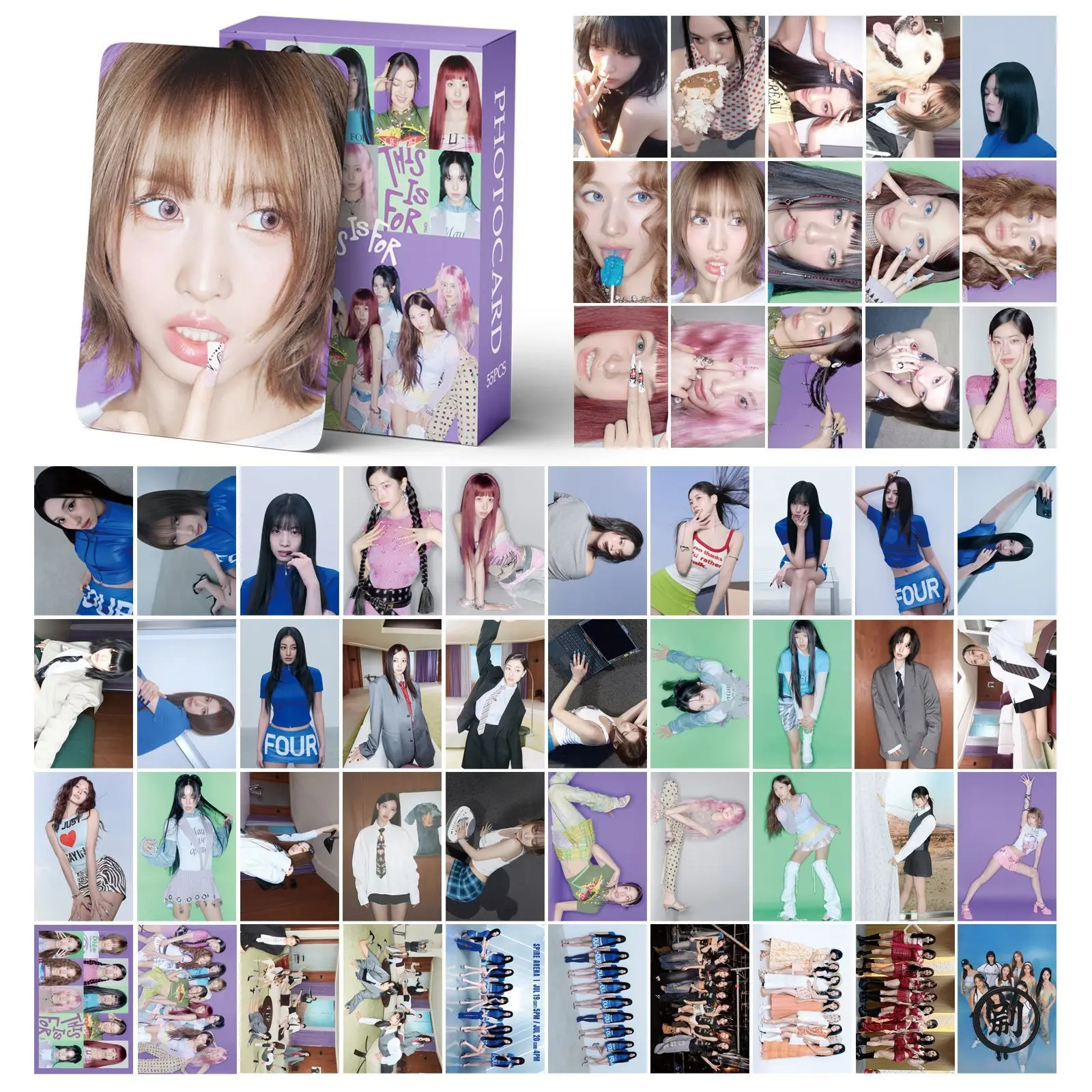55 ชิ้น/ชุด การ์ดโฟโต้ Kpop ไอดอล นาเยอน โมโม อัลบั้มใหม่ THIS IS FOR การ์ดโลโม่ มินา ซาฮ่า แชยอง จิฮโย แดฮยอน โมโม ของขวัญสำหรับแฟนคลับ