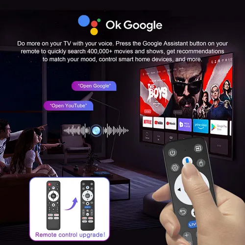 Imagen 2 del producto HOT 2026 Mortal T1 Android 16 Smart Home Theater TV Box BT5.4+2.3 Google Assistant RK3518 8GB RAM 128GB ROM Wifi 6 Reproductor Multimedia