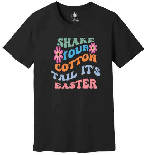 Shake Your Cotton Tail Easter Shirt, Spring Celebration Tshirt, Kids Easter Tee