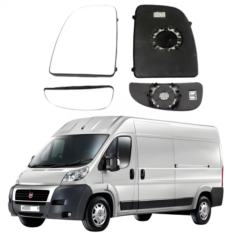 Lente de espejo retrovisor de cristal para espejo retrovisor lateral de conducción delantera de coche para Fiat ducato 2006-2021 para Dodge Ram ProMaster 2014-2022