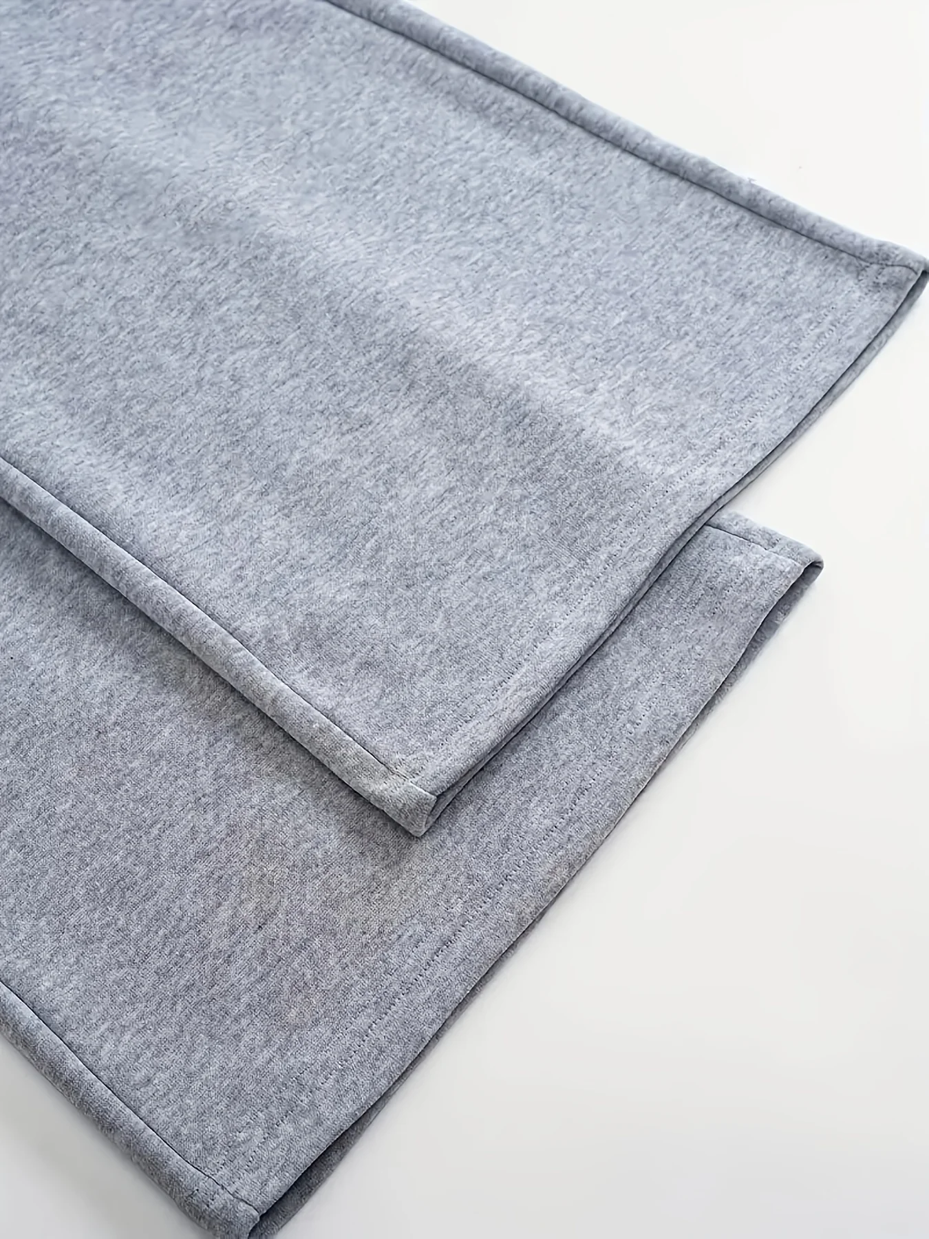 رمادي مستقيم الساق السراويل عارضة مرونة الخصر فضفاضة المرأة واسعة الساق السراويل الرباط Sweatpants الركض الخريف الشتاء للجنسين الرجال